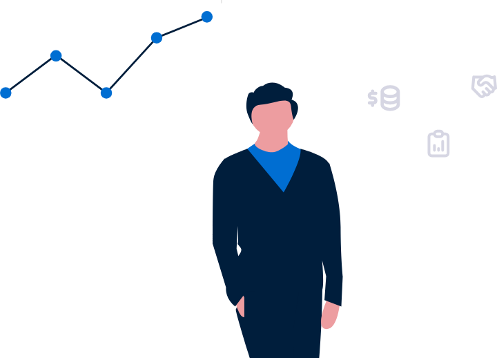 30代がこれまでの経験を振り返るイラスト